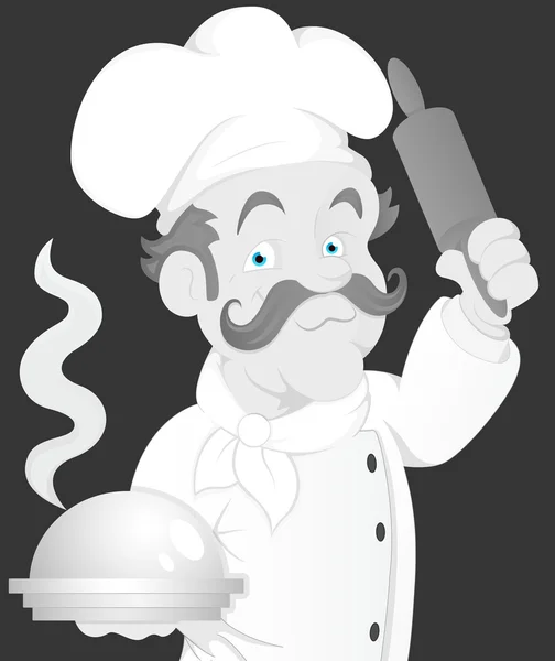 复古厨师图 — 图库矢量图片