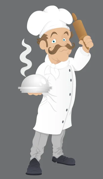 Ilustração do chef — Vetor de Stock