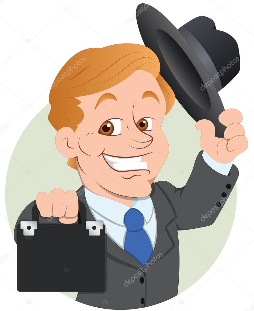 Salesman Vector Illustration