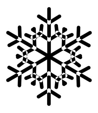 kar tanesi şeklinde