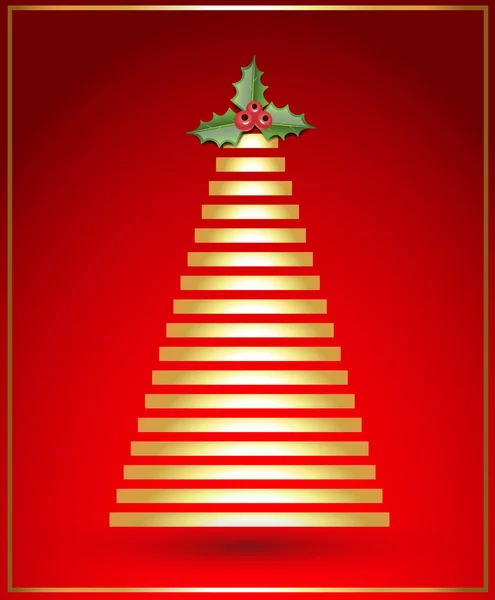Árvore de Natal vetor fundo —  Vetores de Stock