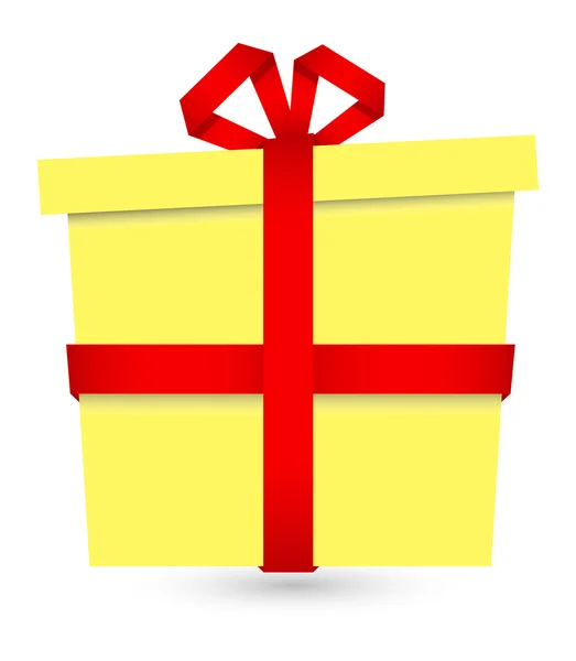 Confezione regalo - Illustrazione vettoriale di Natale — Vettoriale Stock