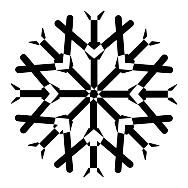 Élément de flocon de neige — Image vectorielle