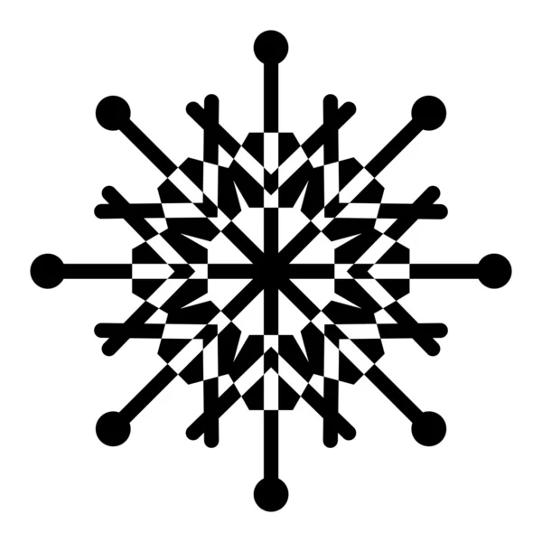 Sneeuwvlok element vector — Stockvector