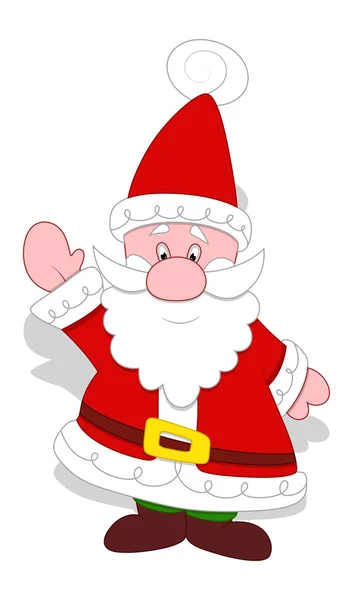 Very Cute Santa Claus Vector — Stock Vector