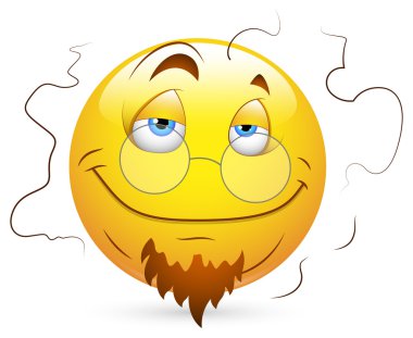 Smiley Vector Illustration - Stinky Face clipart