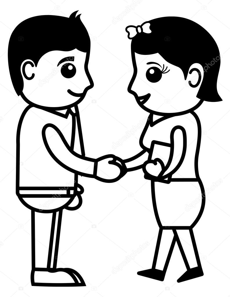 Shake Hands Clipart Black And White Tree 46 Photos On This