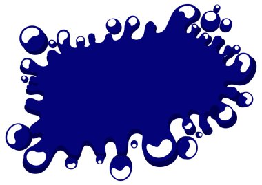 komik sıvı patlama plan vektör