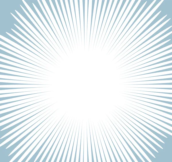 Vector de fondo de Comic Sunburst — Vector de stock