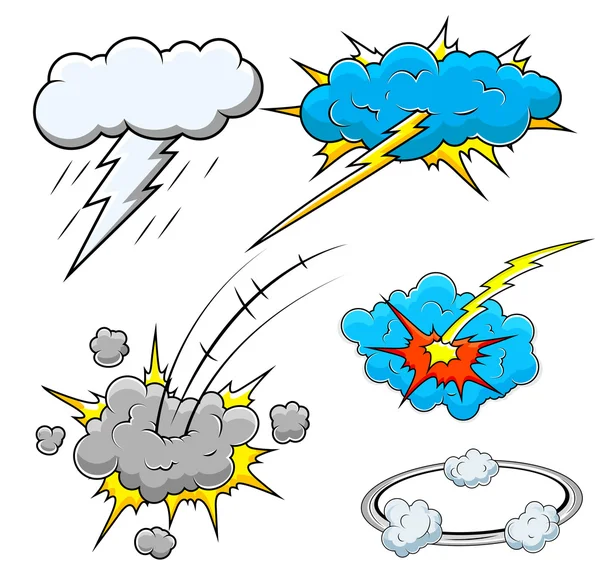 Illustration vectorielle d'explosion de bande dessinée — Image vectorielle