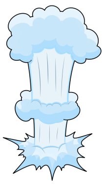 komik bomba patlama vektör çizim