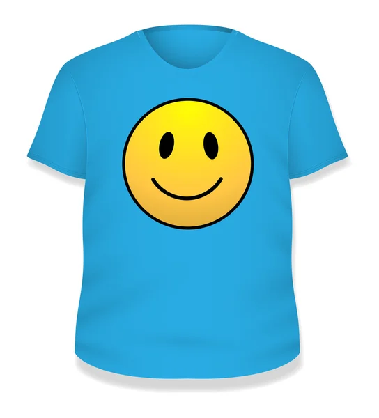Счастливая футболка — стоковый вектор