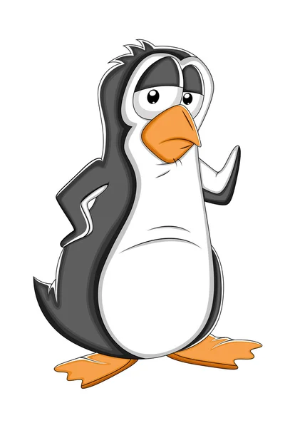 Ilustración del vector del pingüino — Vector de stock