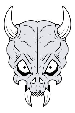 Kafatası Vektör formatında