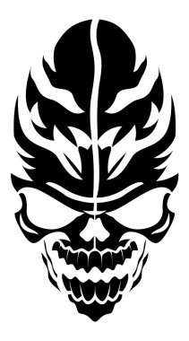 aşiret vektör kafatası