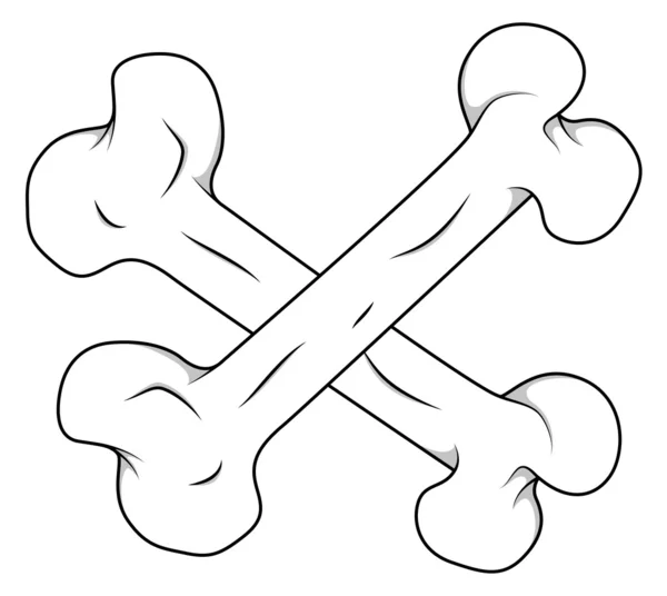 Vector de Crossbone — Vector de stock