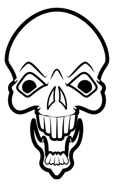 Laughing Skull — Stock Vector