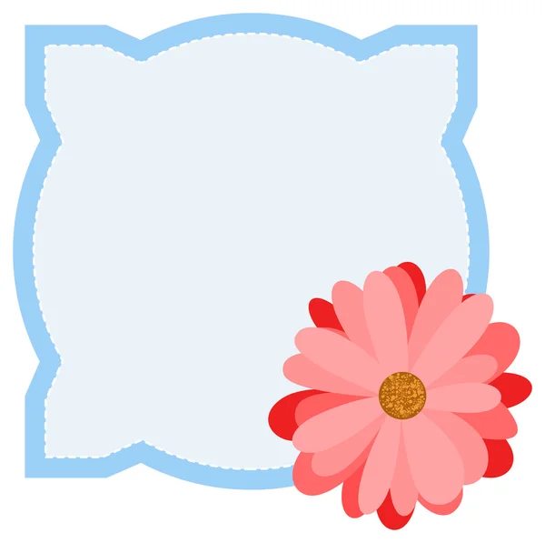 Vector de etiquetas antiguas de flores — Vector de stock