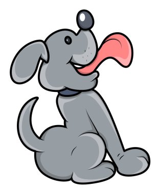 sevimli köpek - vektör çizimler