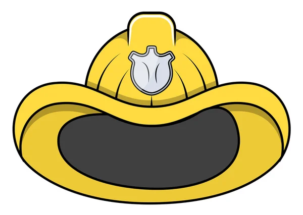 Sombrero de bombero - Ilustraciones vectoriales — Vector de stock