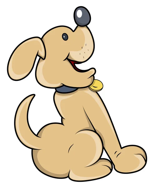 Perro de dibujos animados - Ilustraciones vectoriales — Vector de stock