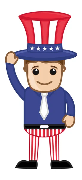 Uncle Sam Vector — Stock Vector