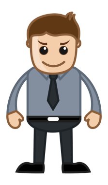 kötü bir yaş - iş karikatür karakter vektör