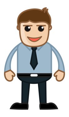 kötü pazarlamacı - iş karikatür karakter vektör