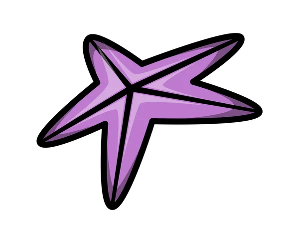 Simple dessin animé Star Fish — Image vectorielle