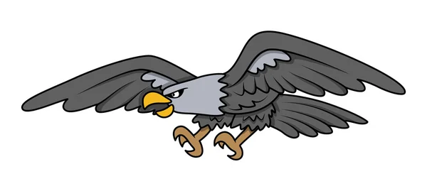 Weißkopfseeadler - Vektor Cartoon Illustration — Stockvektor