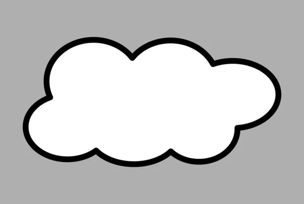 Rainy cloud silhouette imágenes de stock de arte vectorial | Depositphotos