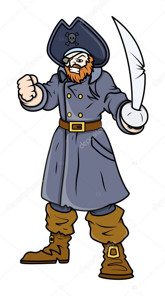 Angry Pirates Captain - Vector Cartoon Illustration Stock Vector Image by ©baavli #29800633 Angry Pirates Captain - Vector Cartoon Illustration Stock Vector Image by ©baavli #29800633