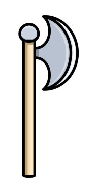 balta - karikatür vektör çizim