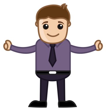 Müzik - ofis kurumsal karikatür insanlar için eller yükselterek