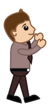 yakalamak için - ofis kurumsal karikatür kişi dışarı el