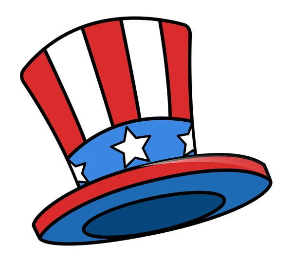 Uncle sam cartoon hat — Stock Vector