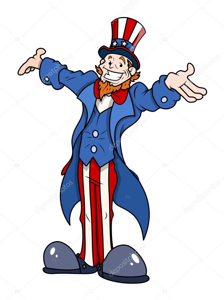 Uncle Sam - 4th of July Vector Illustration