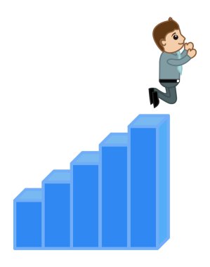 adam bar - kazanç ve başarı kavramı vektör istatistikleri üzerinden atladı.