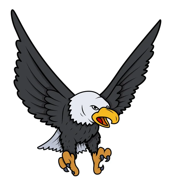 Ilustración del vector águila calva — Vector de stock