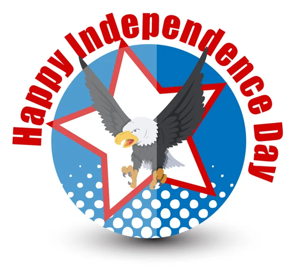 Happy Independence Day - 4th of july vector — Stock Vector