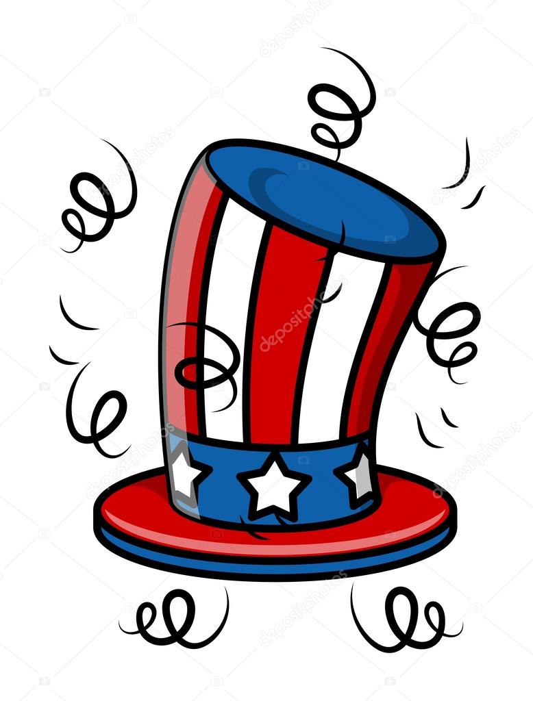 Uncle sam hat - 4th of july Vector