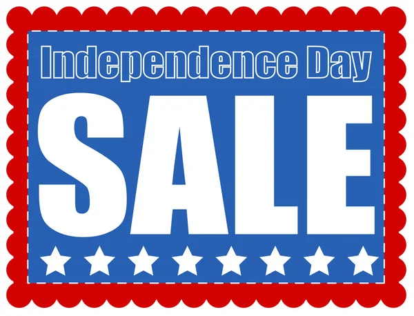 Independence day sale banner coupon vector — Stock Vector