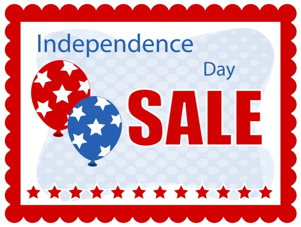 Independence day sale banner — Stock Vector