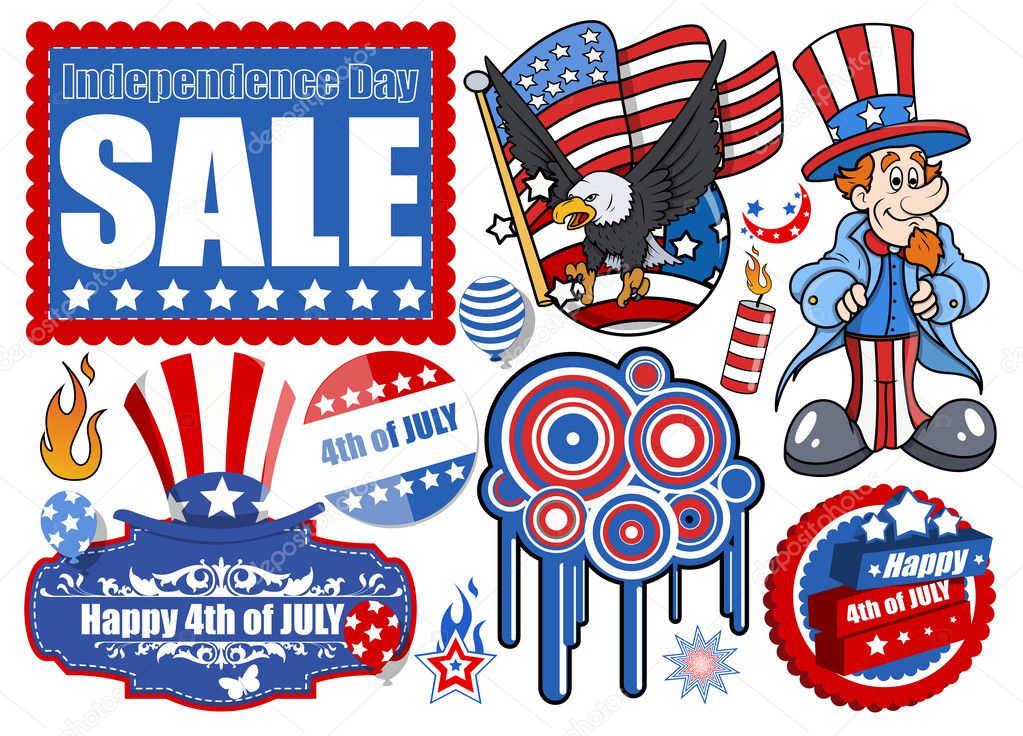 4th of July - Vector Designs Set