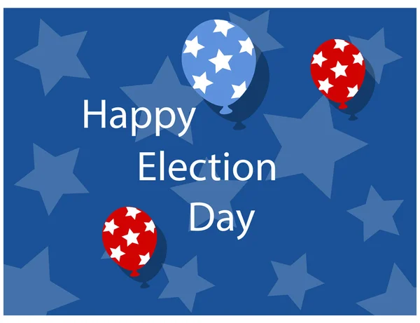 Feliz día de elecciones antecedentes — Archivo Imágenes Vectoriales
