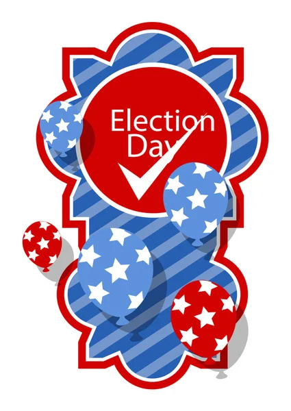 Election day vector banner — Stock Vector