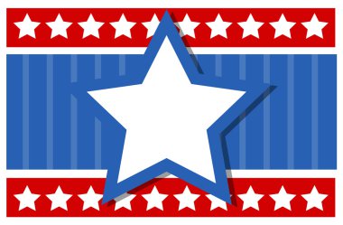 çeşitli vatansever tatil için ABD ulus Tema arka plan