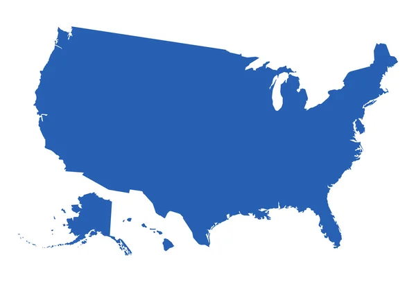 USA Map Vector — Stock Vector