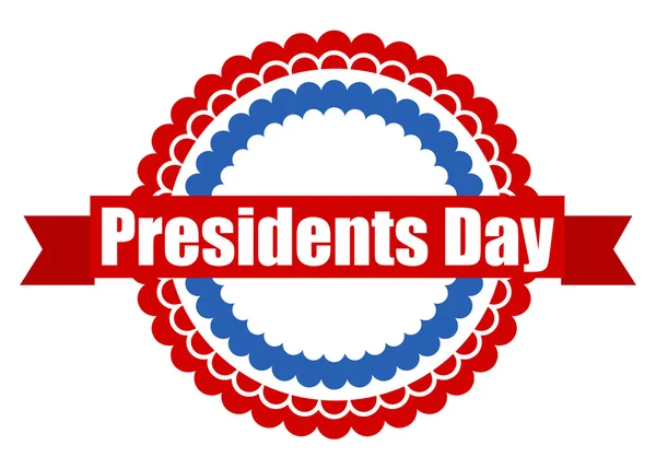 Etiquetas del Día de los Presidentes — Archivo Imágenes Vectoriales