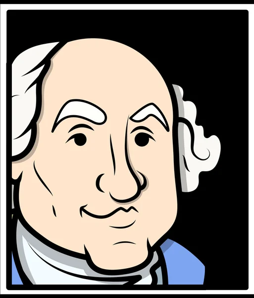 George Washington Vector — Stock Vector